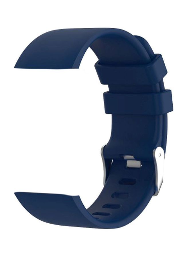 NIBEMINENT Replacement Silicone Band For Fitbit Versa 2 Watch Blue  - Image 2