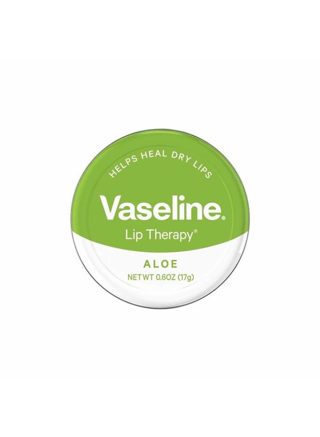 Vaseline Therapy Lip Balm, Aloe Vera 0.6 oz (Pack of 3) - Image 1