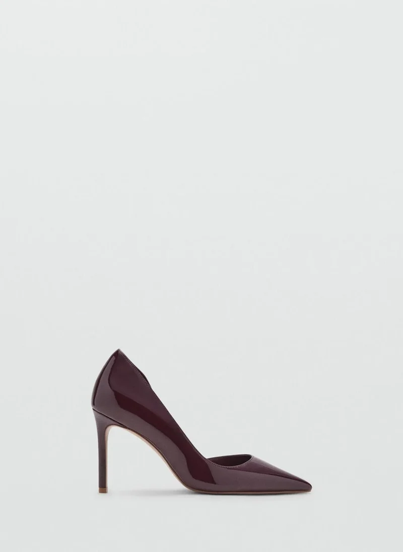 MANGO Patent heeled shoes