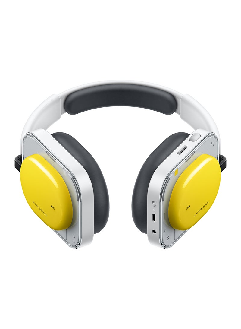 Nothing Headphone (a) Wireless Over Ear Headphones with Active Noise Cancelling, Up to 135 Hours of Battery Life, Hi-Res, LDAC, Tactile Controls - Yellow yellow - Image 3