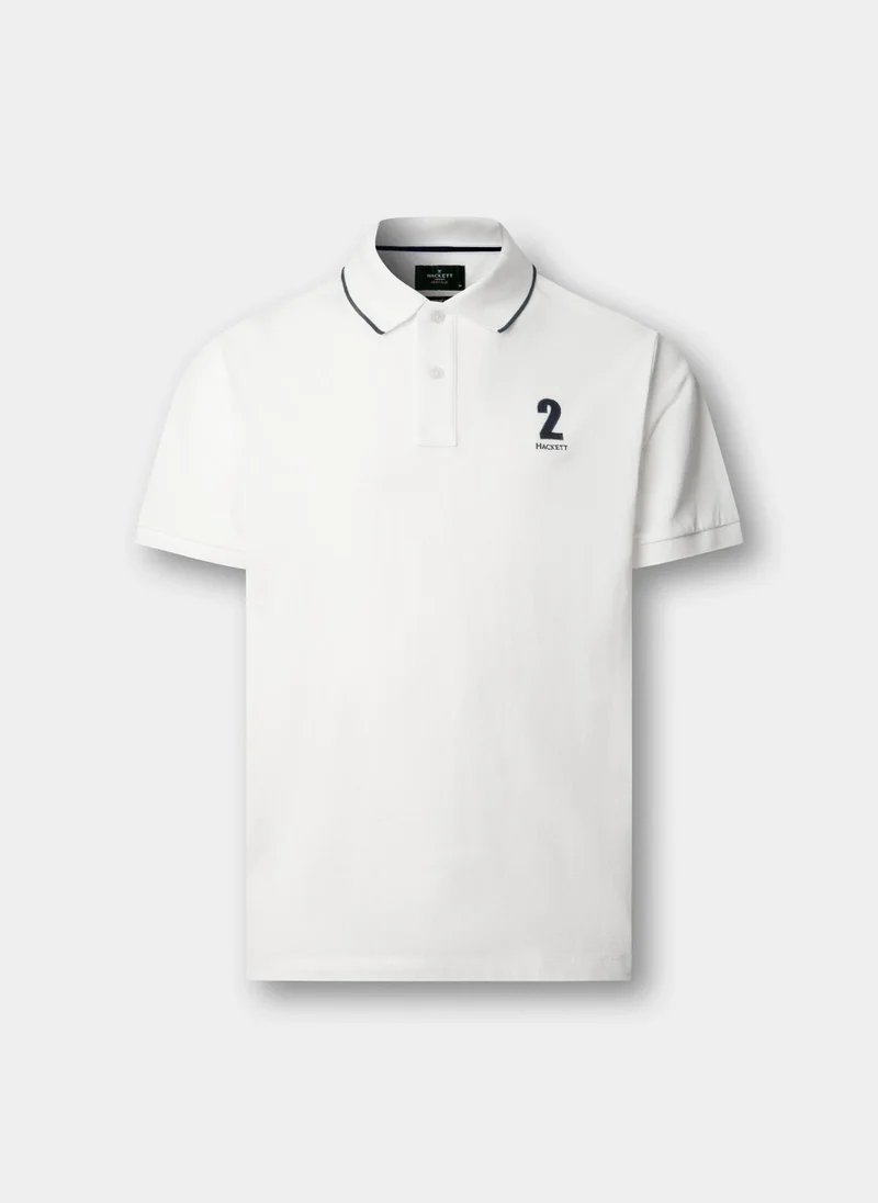 هاكيت Classic Fit Short Sleeve Number Polo