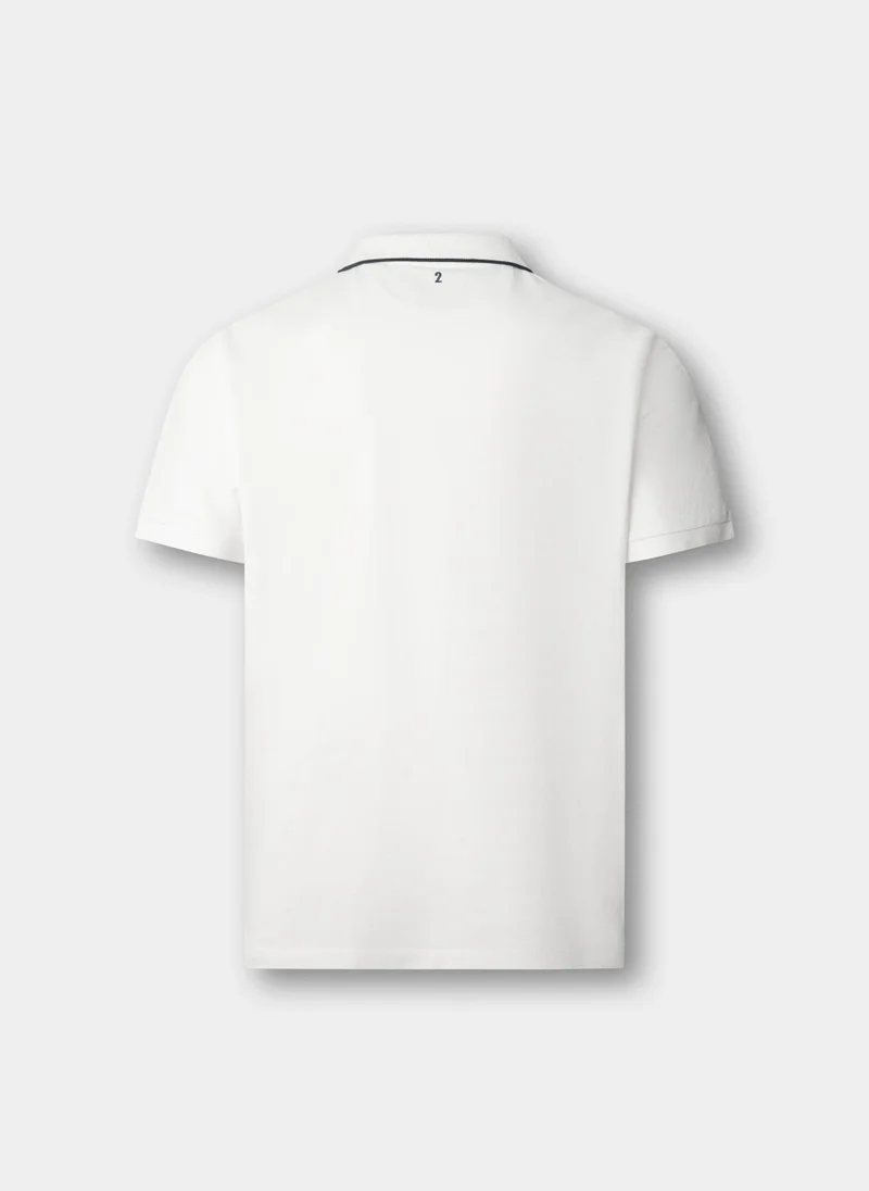 هاكيت Classic Fit Short Sleeve Number Polo