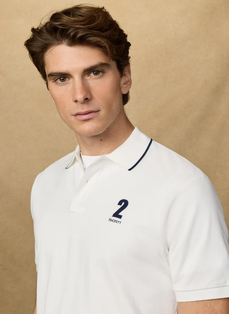 Classic Fit Short Sleeve Number Polo