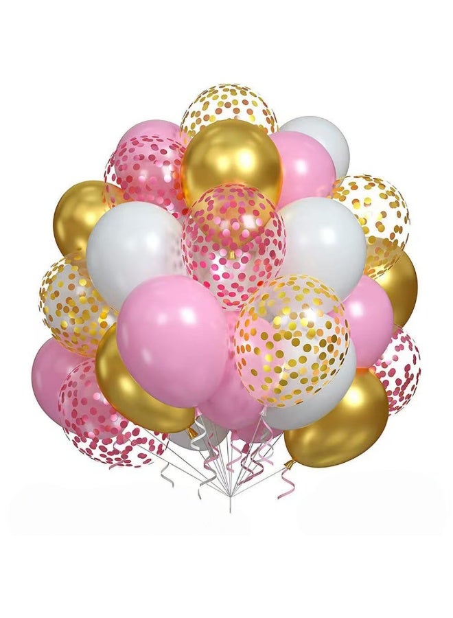 25 Pcs Multicolor Latex Balloons – 12-Inch Balloons for Birthday, Wedding, Baby Shower & Party Decorations