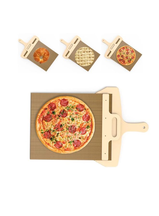 European And American New Pizza Storage Board Sliding Pizza Peel Baking Utensils Sliding Pizza Shovel-Dimensions:high Temperature Cloth - Image 2