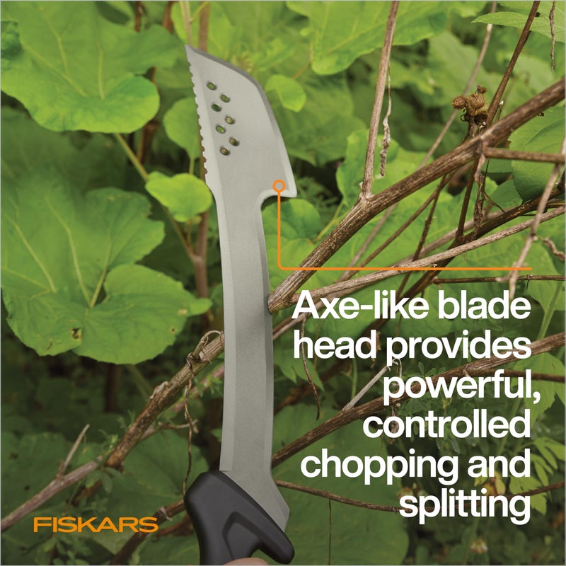 Fiskars Machete Knife, Machete For Cutting Trees, Heavy Duty, 18-Inch Bushcraft Axe Branch Cutter with Rust-Resistant and Low-Friction Blade Coating and Nylon Sheath - Image 4