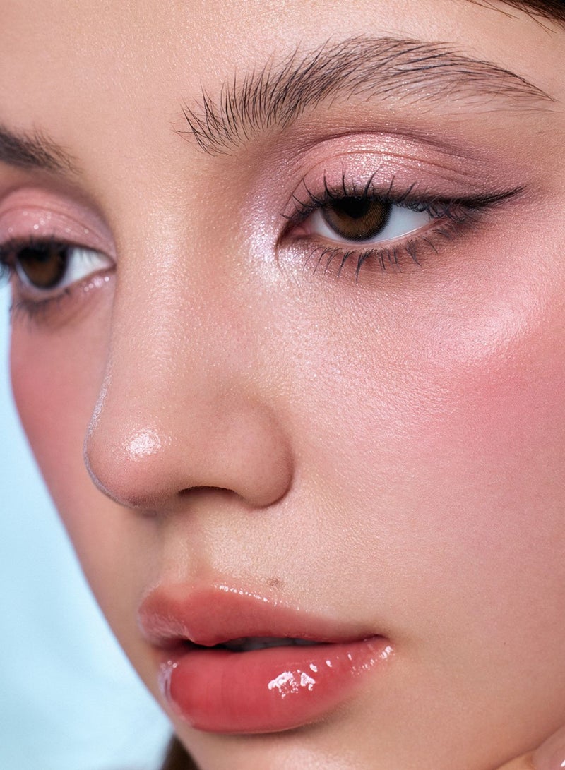 Flower Knows Shell's Jewel Eyeshadow Palette – 6 Nude u0026 Pink Shades with Matte and Shimmer – 01 Moonlight Pearl - Image 2