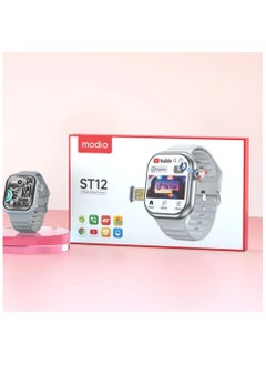 modio Modio ST12 4G Network 3 Pairs Strap/2.2 inch Smartwatch_  - Image 2