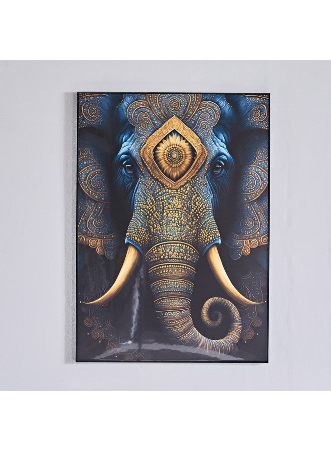 Home Box Ersel Elephant Face Framed Picture 50 x 70 x 25 cm  - Image 3
