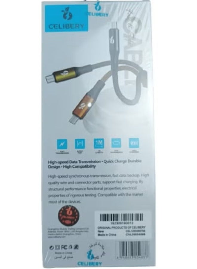 سيليبري كابل USB صغير من Celibery 0.5 متر وحدة تحكم مضفرة من النايلون بطول 1.5 قدم سلك جديد سريع شاحن سريع سلك USB إلى Micro USB 2.0 سلك شحن Android متوافق مع Note، Nexus، Nokia، PS4 - Image 3