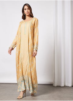 All-Over Motif Print Jalabiya