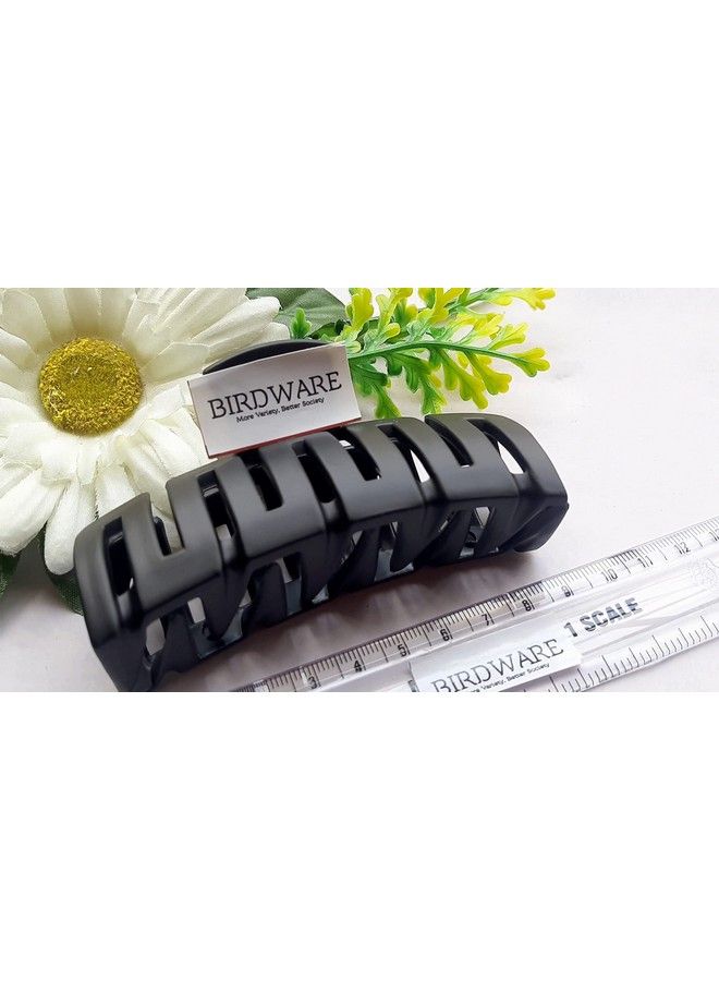 BIRDWARE Bigsize Brown Color Imported Acrylic Material Stone Butterfly Hair Clips For Women (Pack Of 1 Pc Wooden Colour) ; Hair Clutchers - Image 5