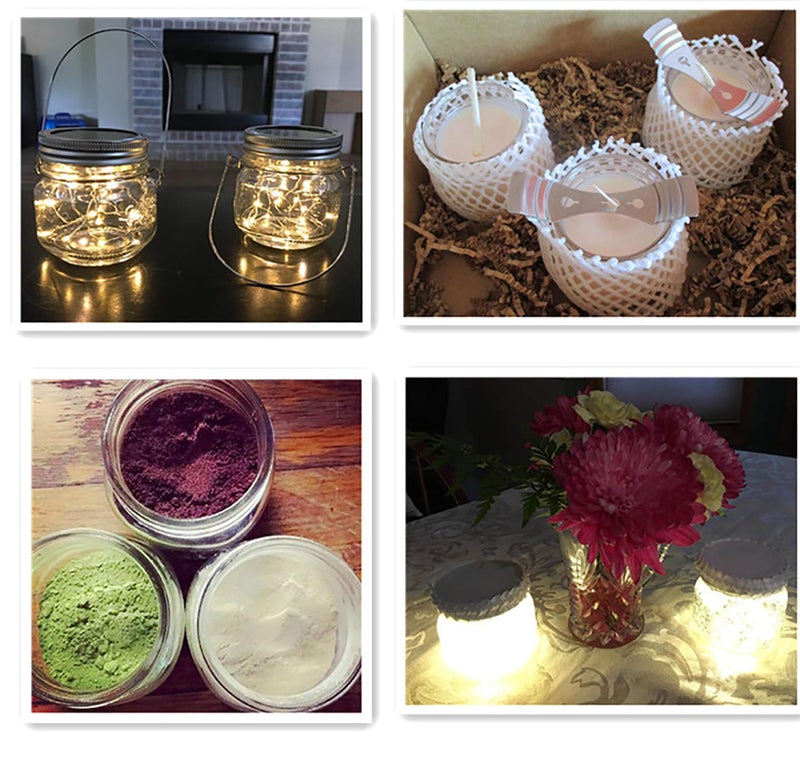 Cedilis 20 Pack 4oz Mini Mason Jars with Airtight Lids, Jelly Jars, Glass Jars for Jam, Honey, Wedding Favors, Shower Favors - Image 4