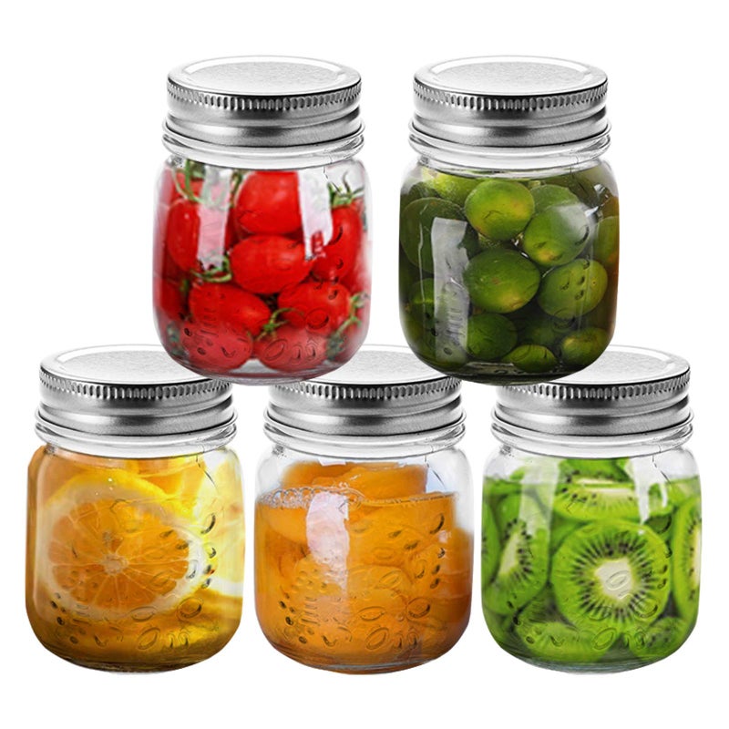 Cedilis 20 Pack 4oz Mini Mason Jars with Airtight Lids, Jelly Jars, Glass Jars for Jam, Honey, Wedding Favors, Shower Favors - Image 2