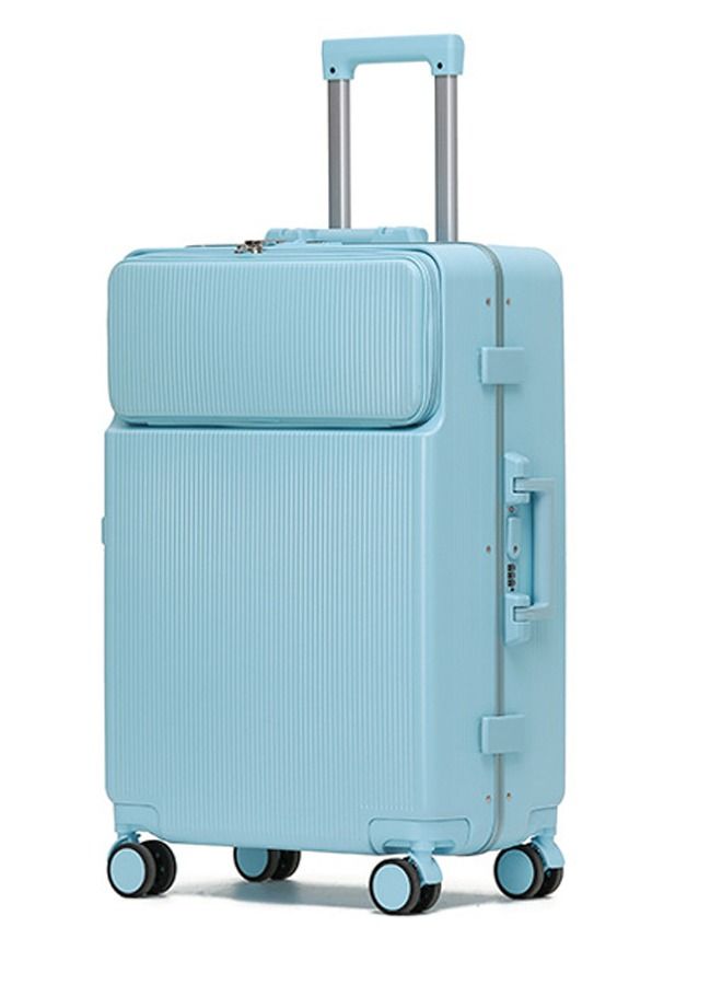 NKX Premium Expandable Aluminum Frame ABS & PC Suitcase With USB Charging Port 28 Inch - Image 2