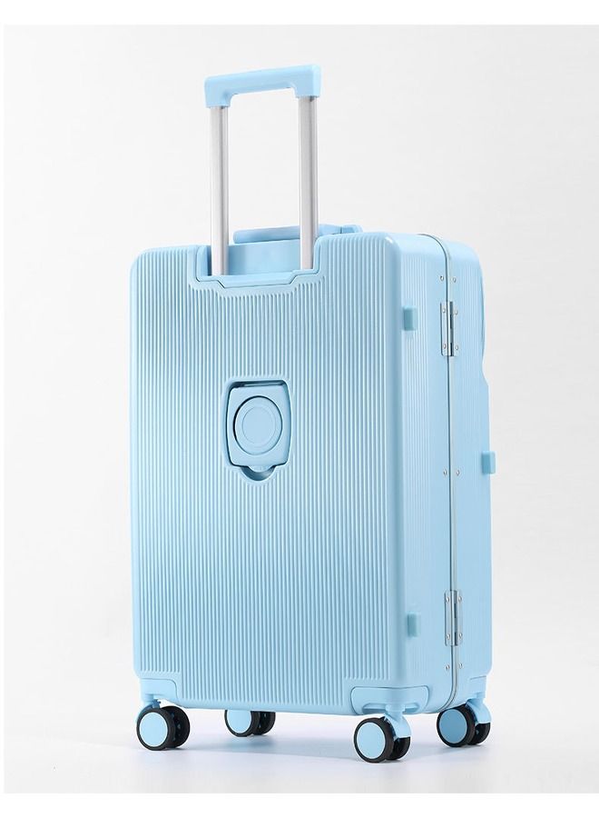 NKX Premium Expandable Aluminum Frame ABS & PC Suitcase With USB Charging Port 28 Inch - Image 4