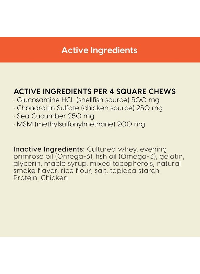 ARK NATURALS - Joint Rescue Dog Chew, Chicken Flavor, Joint Supplement With Glucosamine & Chondroitin, 1 Pack - Image 1