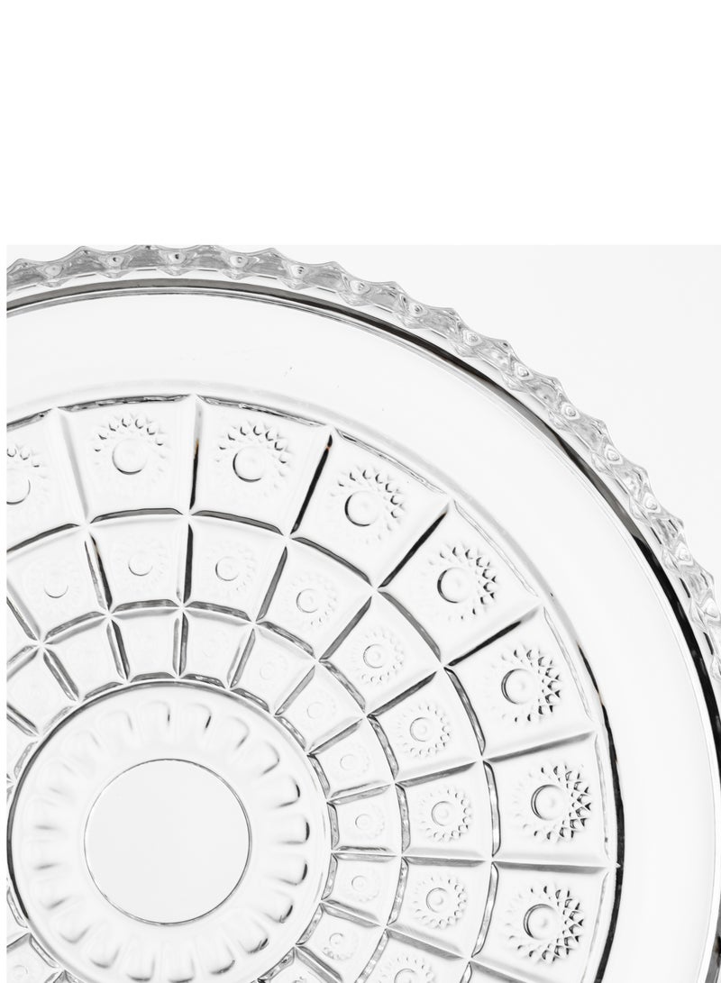 Delisoga A multi-use glass serving dish for sweets, fruits and nuts, size 33 cm - Image 3