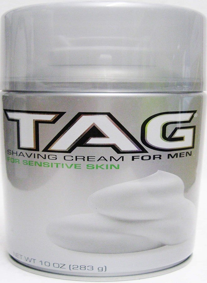 Tag shaving cream For Sensitive Skin for men 10 Oz (Pack of 2)