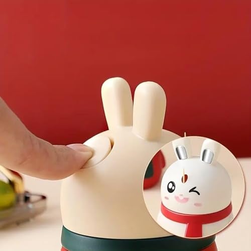 DeoDap Toothpick Holder 1 Pc – Multicolor Pressing Rabbit Shape – Durable Toothpick Storage Accessory – Hygienic Tooth Pick Dispenser for Home, Office and Kitchen, Dining Table, Restaurants and Bar - Image 3