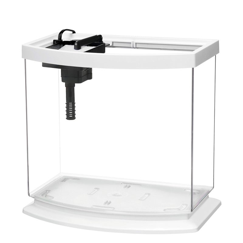 Aqueon LED MiniBow Aquarium Kit with SmartClean Technology, White, 2.5 Gallon - Image 3