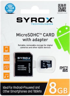 Syrox Mc8 GB MicroSD Memory Card  - Image 1