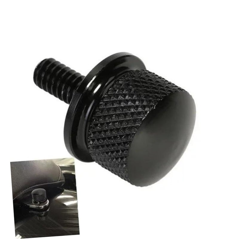 Black Knurled Aluminum Seat Bolt Stainless Steel Screws For Upholstery Medium Size - Image 4