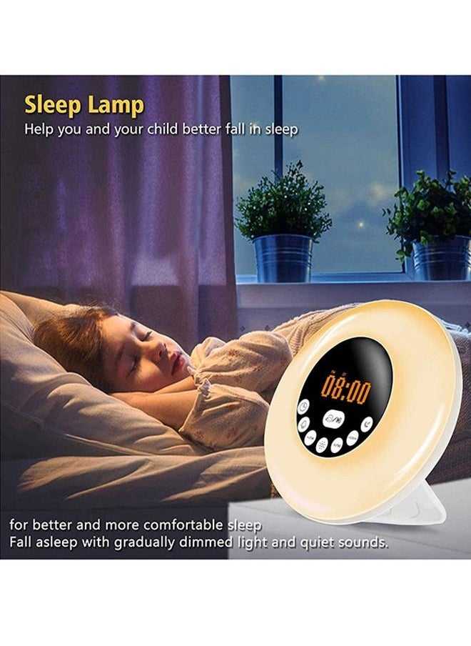 Generic - Digital Clock & Alarm & Radio & Color Light Rechargeable Battery – S6 - Image 1