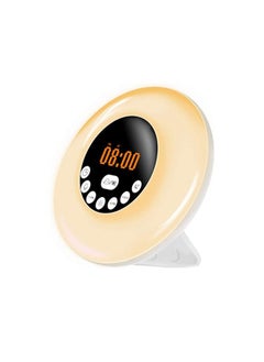 Digital Clock & Alarm & Radio & Color Light Rechargeable Battery – S6