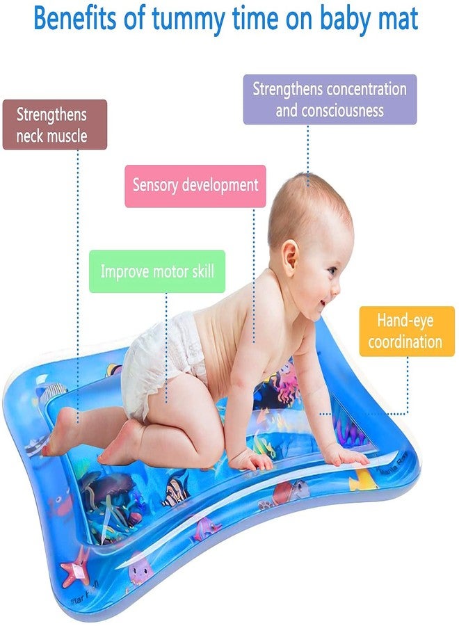 MOBDESK Double Sided Water Proof Baby for Crawling Kids Baby Mats for Floor Mat for Babies Inflatable Tummy Time Leakproof, Fun Activity Indoor and Outdoor Water Play Mat for Baby / /P-69 - Image 4