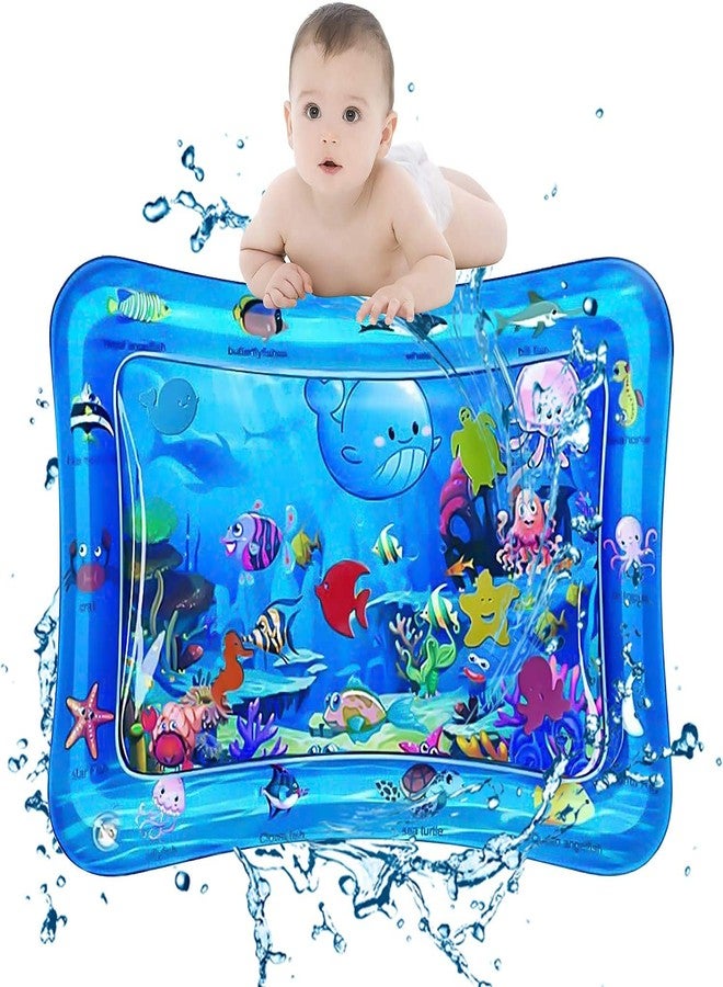 MOBDESK Double Sided Water Proof Baby for Crawling Kids Baby Mats for Floor Mat for Babies Inflatable Tummy Time Leakproof, Fun Activity Indoor and Outdoor Water Play Mat for Baby / /P-69 - Image 1