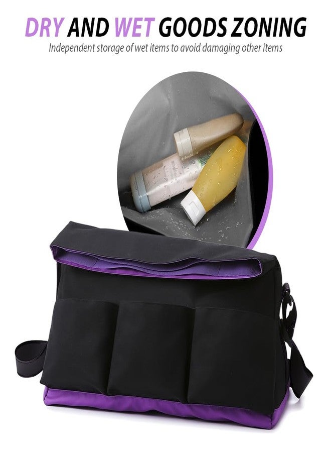 PALAY® Women Gym Bag with Shoe Compartment for Men & Women Weekend Travel Overnight Bags Personal Item Duffle Carry On Bag with Wet Pocket - Image 5