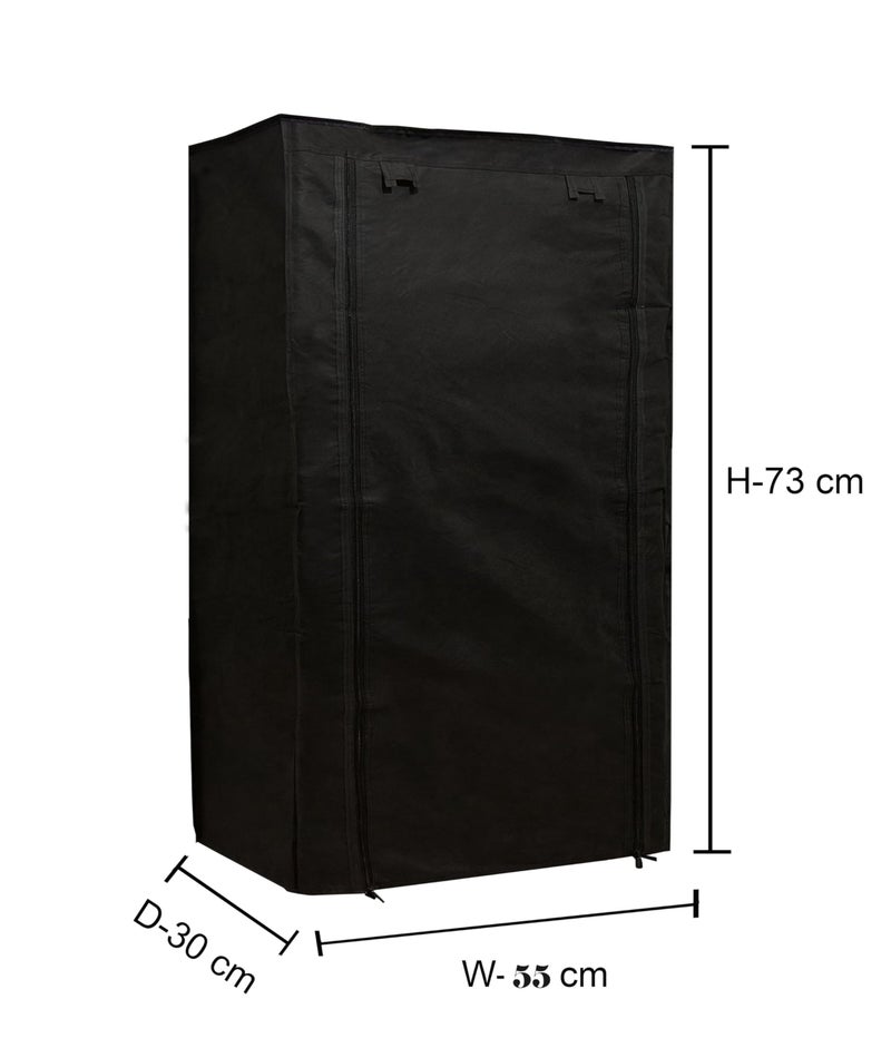RAXON WORLD Shoe Rack Cover for Home Only for 4-Layer Portable Foldable Shoe Stand Non Woven Zipper Fabric Cover - Image 2