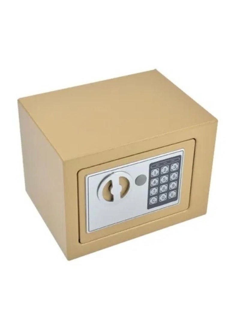 Deli Metal Digital Safe 23X17X17 cm-Beige.  - Image 2