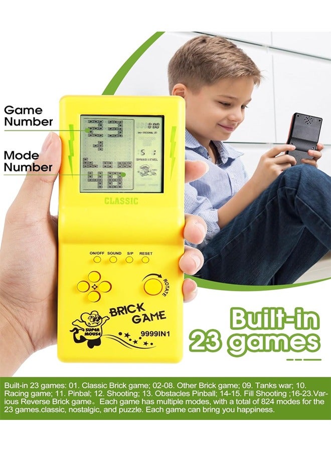 KASTWAVE 3.5 Inch Large Screen Retro Brick Game Console, Include 23 Classic Games, Each Game Can Be Set With Different Modes and Difficulty, Lightweight Handheld Game Console, More Convenient To Carry - Image 2