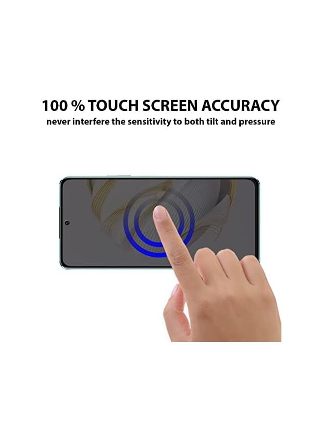 بروماس واقي شاشة للخصوصية متوافق مع واقي شاشة Huawei nova 10 SE من الزجاج المقسى [تغطية كاملة عالية الدقة] [مقاوم للخدش] - Image 5