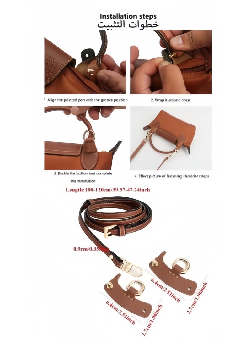 Longchamp French Longchamp Women's fashion versatile mini makeup bag handbag shoulder bag handheld small bag Mini Space Saver Bag - Image 5