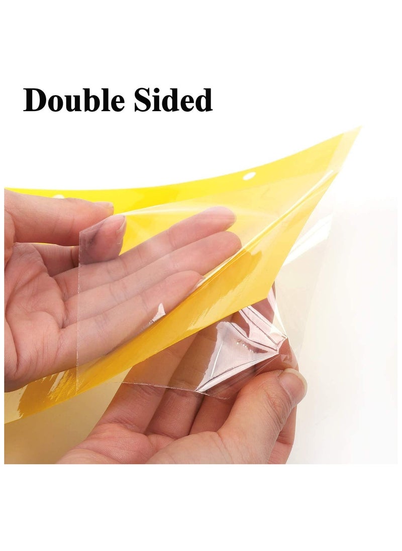 Excefore Sticky Fly Traps, Yellow Fly Paper Stickers, Sticky Fly Catchers Dual-Side for Insect Against Fungus Gnats, Whiteflies, Aphids, Leafminers, 20-Pack, Size 15 X 20CM  - Image 3