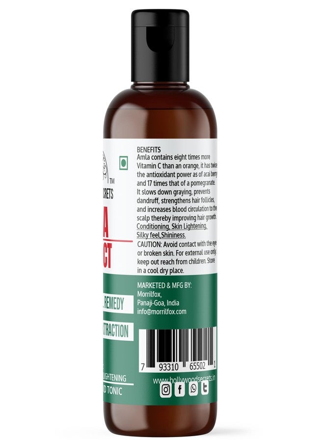 هوليوود سيكريتس هوليوود سيكرتس، خلاصة الأملا السائلة النقية 85%، لتفتيح البشرة، وتحفيز نمو الشعر، وعلاج قشرة الرأس | 100 مل - Image 3