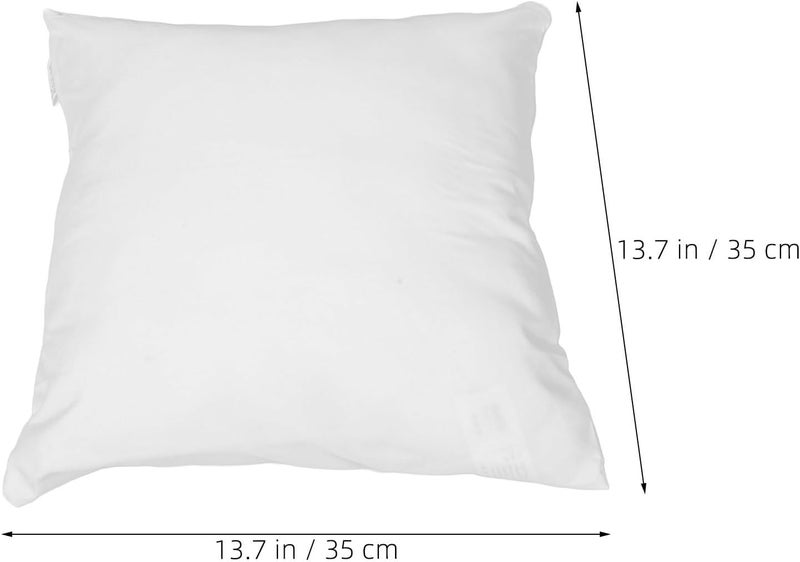 2pcs Square Pillow Insert - 14x14 Decorative Throw Pillow Stuffer for Couch Sofa - Alternative Cushion Sham Stuffer for Living Room Bedroom - Image 2