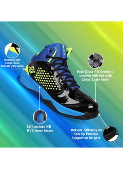 Nivia 17310 | Men's Warrior-1 PVC Basketball Shoes | 10 UK /11 US / 44 EU | Material : PU Synthetic leather  - Image 5