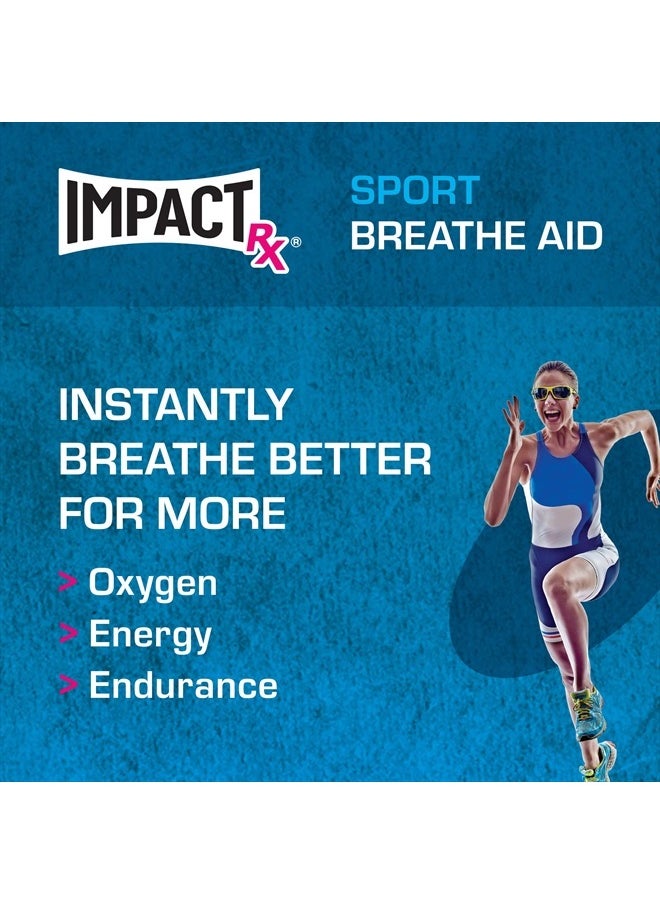 SleepRight - ImpactRx Sport Intra-Nasal Breathe Aids from SleepRight, Breathing Aids for Sports, Nasal Dilator for Athletes (2-Pack) - Image 1