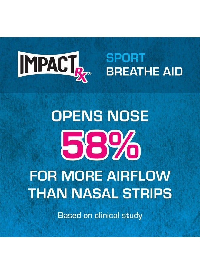 SleepRight - ImpactRx Sport Intra-Nasal Breathe Aids from SleepRight, Breathing Aids for Sports, Nasal Dilator for Athletes (2-Pack) - Image 1