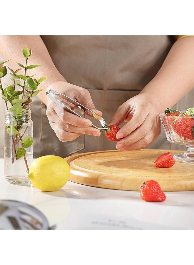 2 Pieces Fish Bone Tweezers Set Includes Stainless Steel Tongs Tweezers Fish Scale Scraper Removers Flat And Slant Tweezers Pliers For Chef Cooking Utensils, Sea Food, Beauty Tools - Image 5