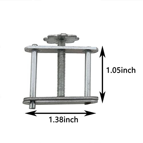 ZZHXSM 4pcs Flow Control Pipe Clamps Iron-Plated Water-Stop Clamp Hose Fixing Clip Swivel Screw Compressor - Image 3