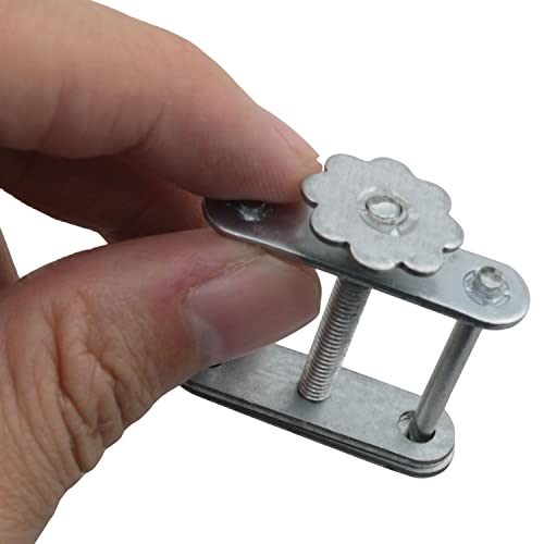 ZZHXSM 4pcs Flow Control Pipe Clamps Iron-Plated Water-Stop Clamp Hose Fixing Clip Swivel Screw Compressor - Image 2