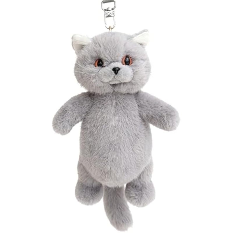 Stuffed Animals Backpack, Cute Cat plush Backpack, Realistic Animal Handcrafted Daypack with Adjustable Straps, Birthday Gifts for Women, y Cat - Image 1