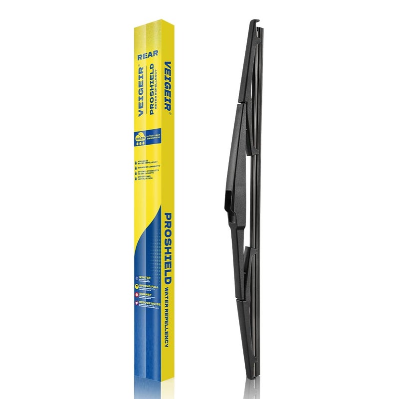 VEIGEIR 14" Rear Wiper Blade Compatible with Mazda 3 2010-2013,CX-5 2013-2022,CX-7 2007-2012,CX-9 2007-2022,Lexus GX470 2003-2009,IS300 2001-2005,RX330 2004-2006 Back Window Wiper blades 14-A - Image 1