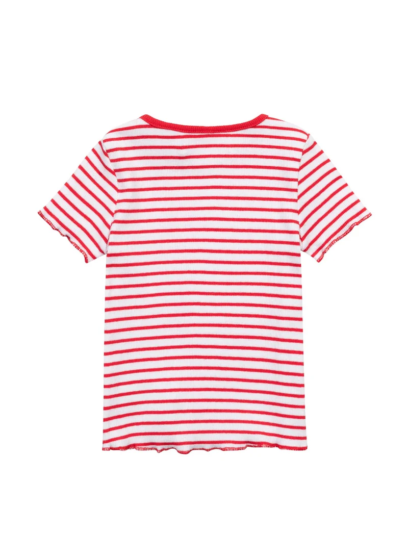 مينوتي Kids Ribbed T-shirt