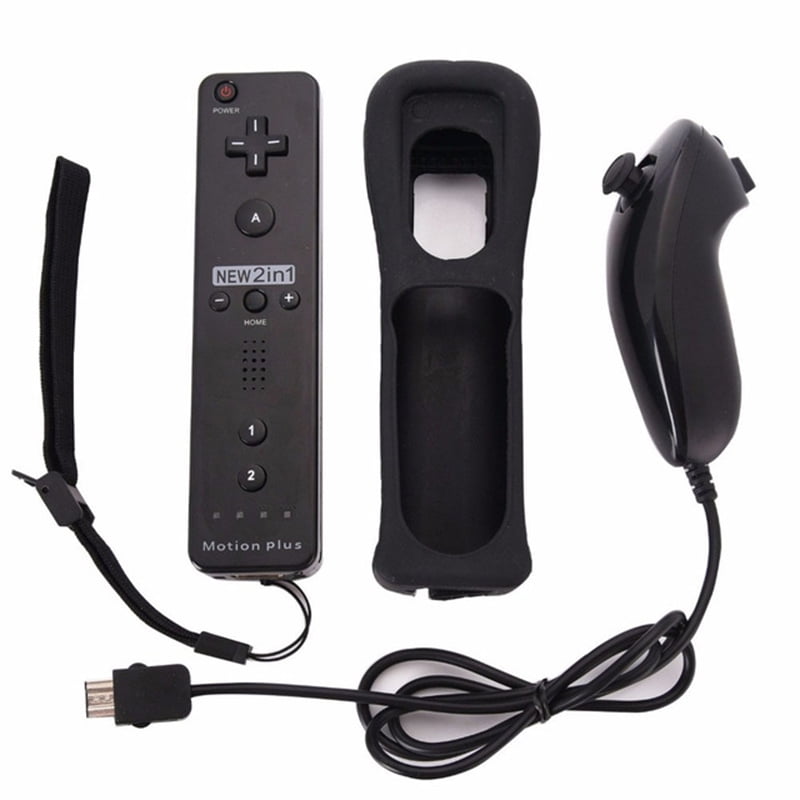 wii two-in-one handle with built-in accelerator, red straight handle + red curved handle (built-in accelerator) - Image 2